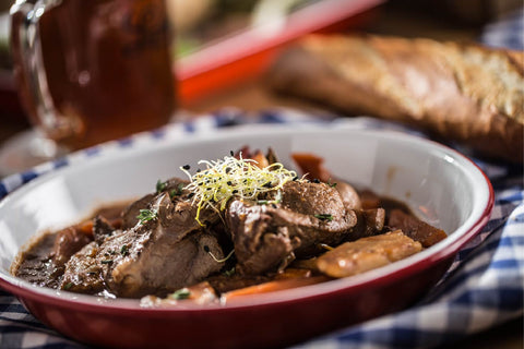 Hirschkeule in Rotweinsauce - Metzgerei Klein
