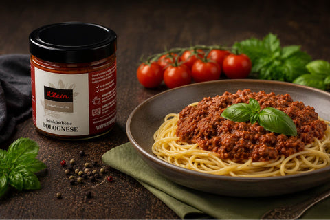 Bolognese im Glas, Verzehrfertig, Metzgerei Klein