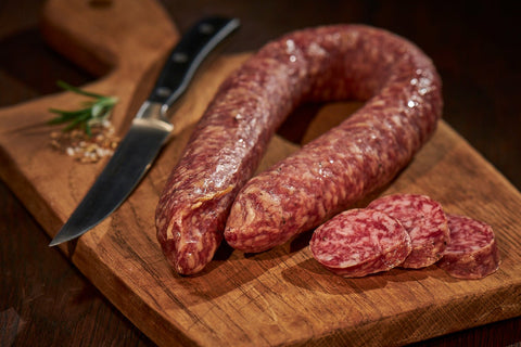 Dürre Runde, Salami, Metzgerei Klein