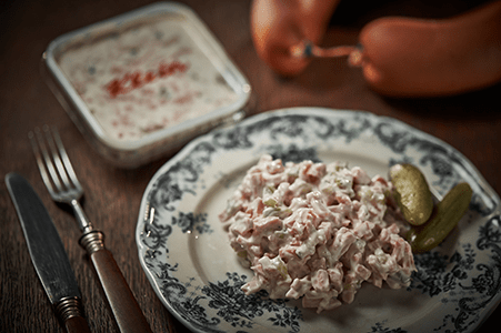 Fleischsalat, Verzehrfertig, Metzgerei Klein