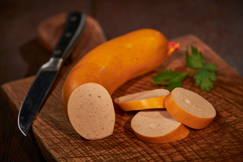 Gelbwurst im Ring, Wurst am Stück, Metzgerei Klein