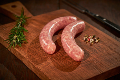 grobe Bratwurst, Würstchen, Metzgerei Klein