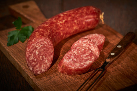 Grobe Mettwurst, Streichwurst, Metzgerei Klein