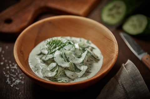 Gurkensalat, Verzehrfertig, Metzgerei Klein