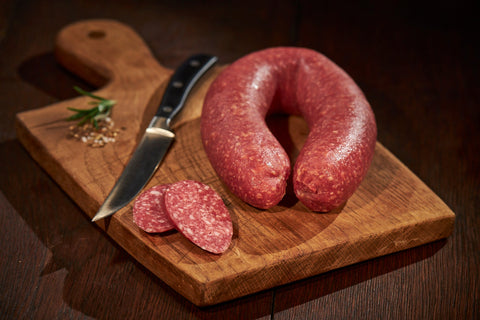 Haussalami im Ring, Salami, Metzgerei Klein