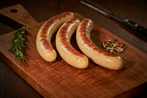Kalbsbratwurst, Würstchen, Metzgerei Klein