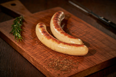 Kümmelbratwurst (4er-Pack), Würstchen, Metzgerei Klein