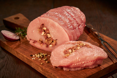 Putenrollbraten gefüllt, Geflügel, Metzgerei Klein