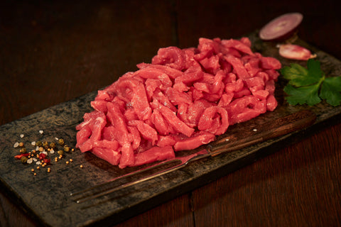 Rindergeschnetzeltes, Rind, Metzgerei Klein