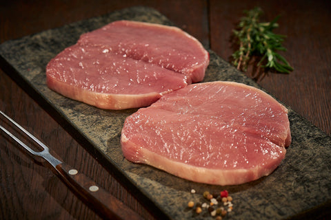 Schmetterlingssteak vom Schweinerücken, Schwein, Metzgerei Klein