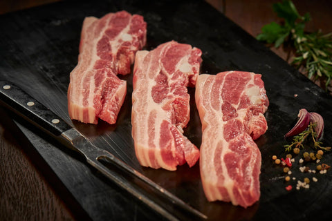 Schweinebauchscheiben, Schwein, Metzgerei Klein