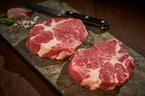 Schweinekammsteak, Schwein, Metzgerei Klein