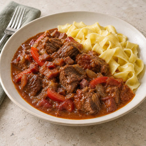 Rindergulasch ohne anbraten - Metzgerei Klein
