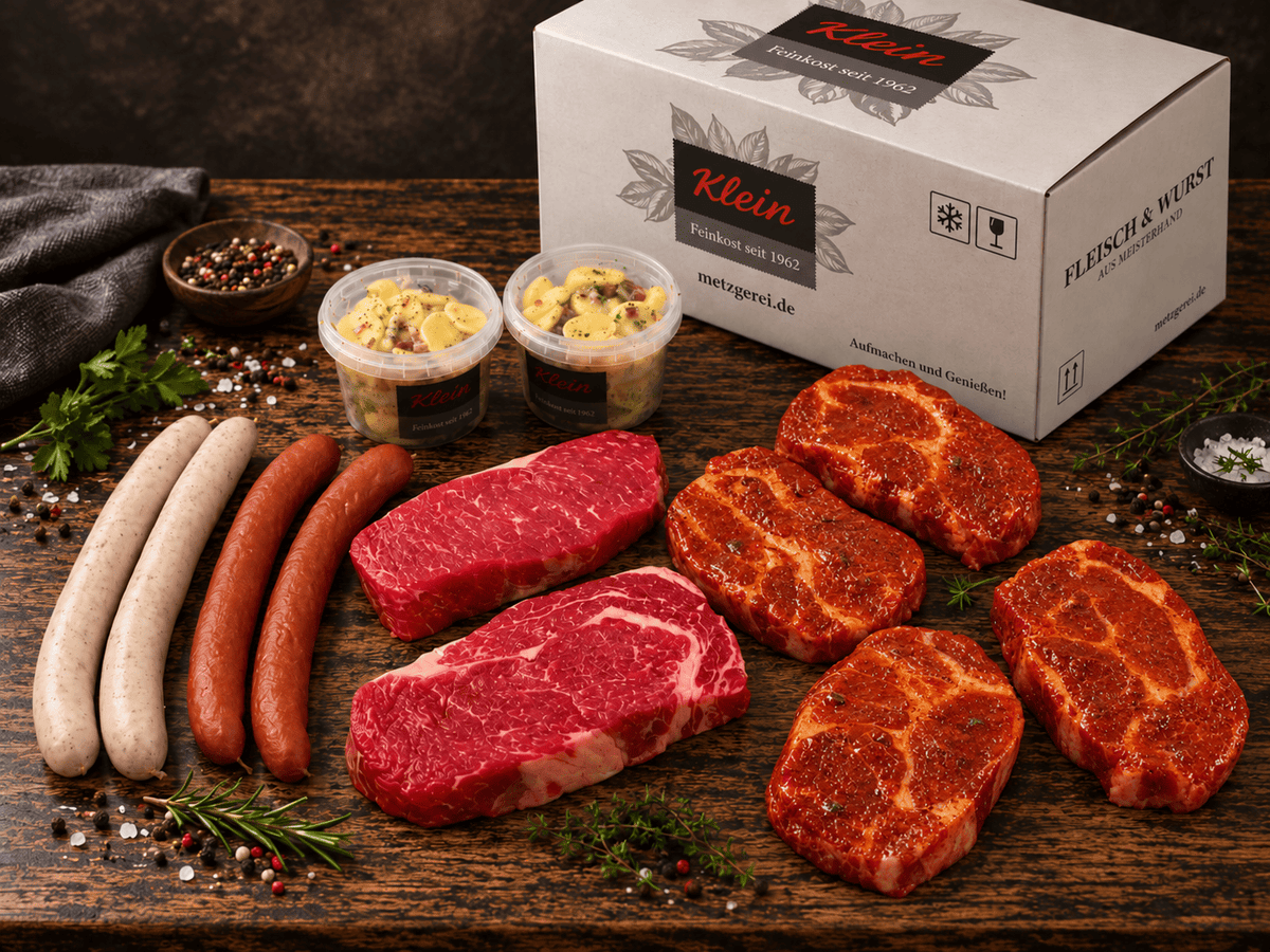 Grillpaket für 4 Personen von der Metzgerei Klein aus Kronberg