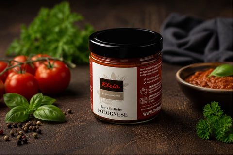 Bolognese im Glas, Verzehrfertig, Metzgerei Klein