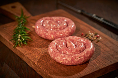 Bratwurstschnecke, Würstchen, Metzgerei Klein