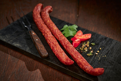 Chilipeitschen, Würstchen, Metzgerei Klein