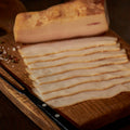 geräucherter Speck geschnitten, Schinken & Braten, Metzgerei Klein