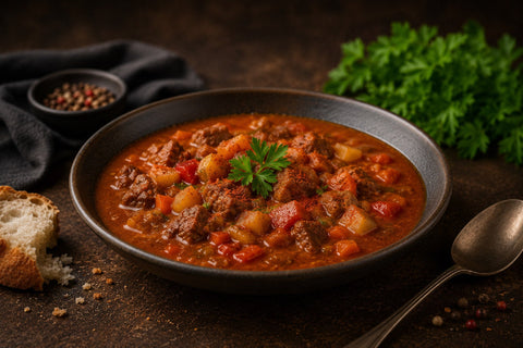 Gulaschsuppe im Glas, Verzehrfertig, Metzgerei Klein