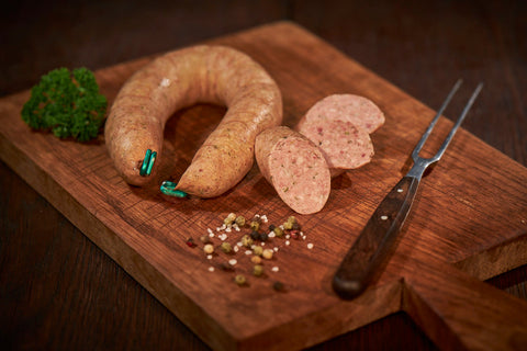 Hessische Ahle Leberwurst, Streichwurst, Metzgerei Klein