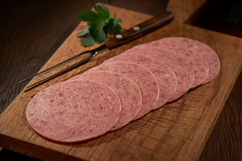 Jagdwurst, Wurstaufschnitt, Metzgerei Klein