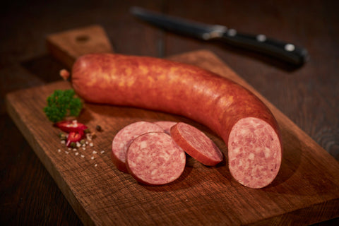 Krakauer im Ring, Wurst am Stück, Metzgerei Klein
