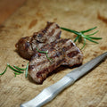 Lammsteak aus der Keule, Steaks, Metzgerei Klein