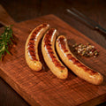 Mediterrane Bratwurst (mit Feta), Würstchen, Metzgerei Klein