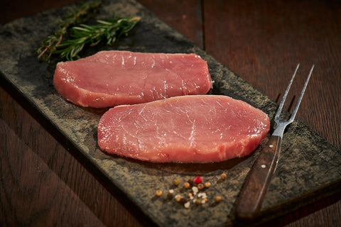 Minutensteak vom Schweinerücken, Schwein, Metzgerei Klein