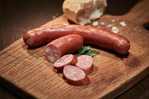 Rindswurst mit Käse, Würstchen, Metzgerei Klein