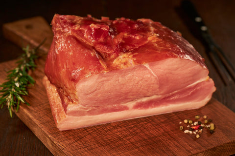 roher Schinkenkasseler, Schwein, Metzgerei Klein