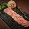 Saltufo (aufgeschnitten), Salami, Metzgerei Klein