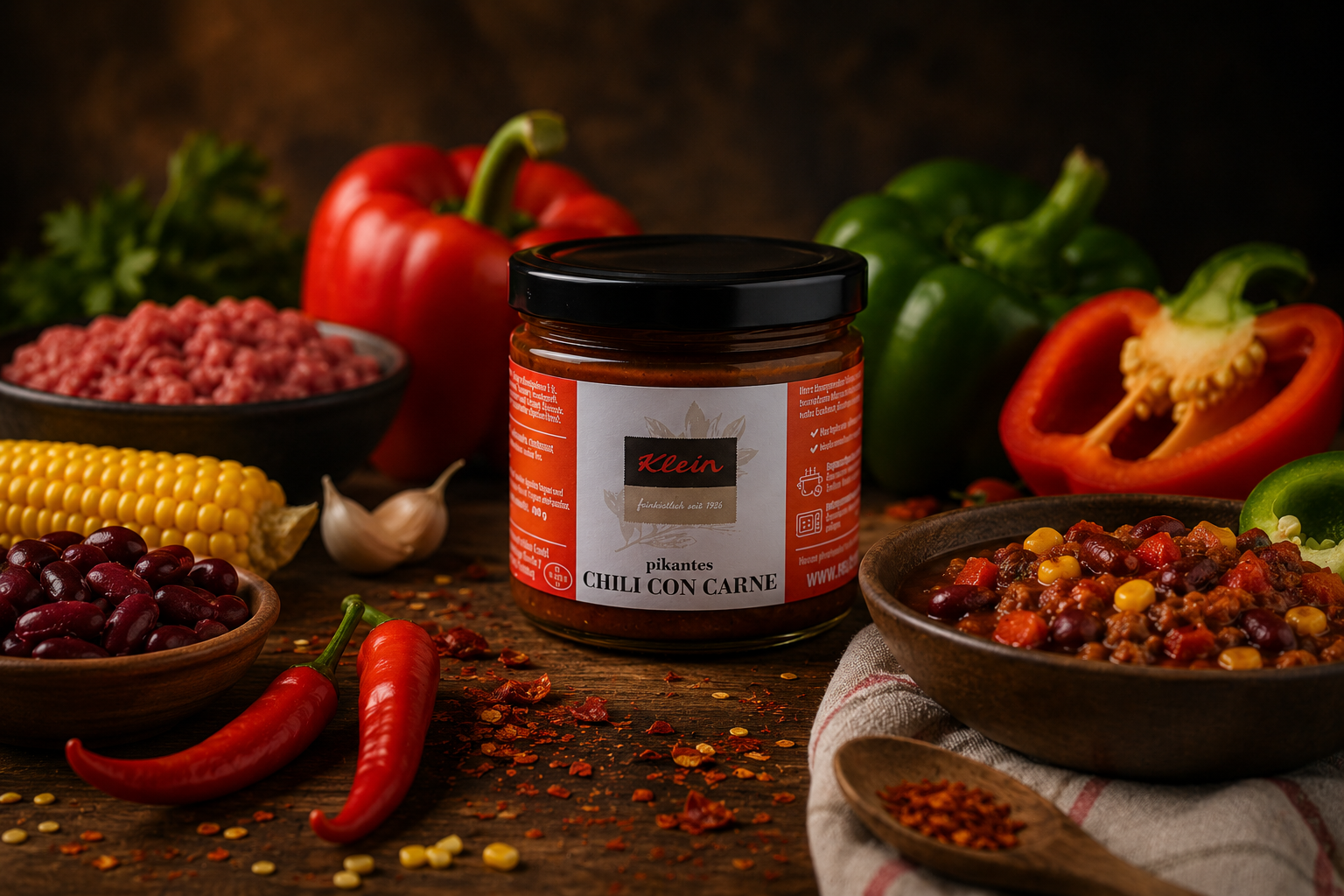 Chili con Carne im Glas