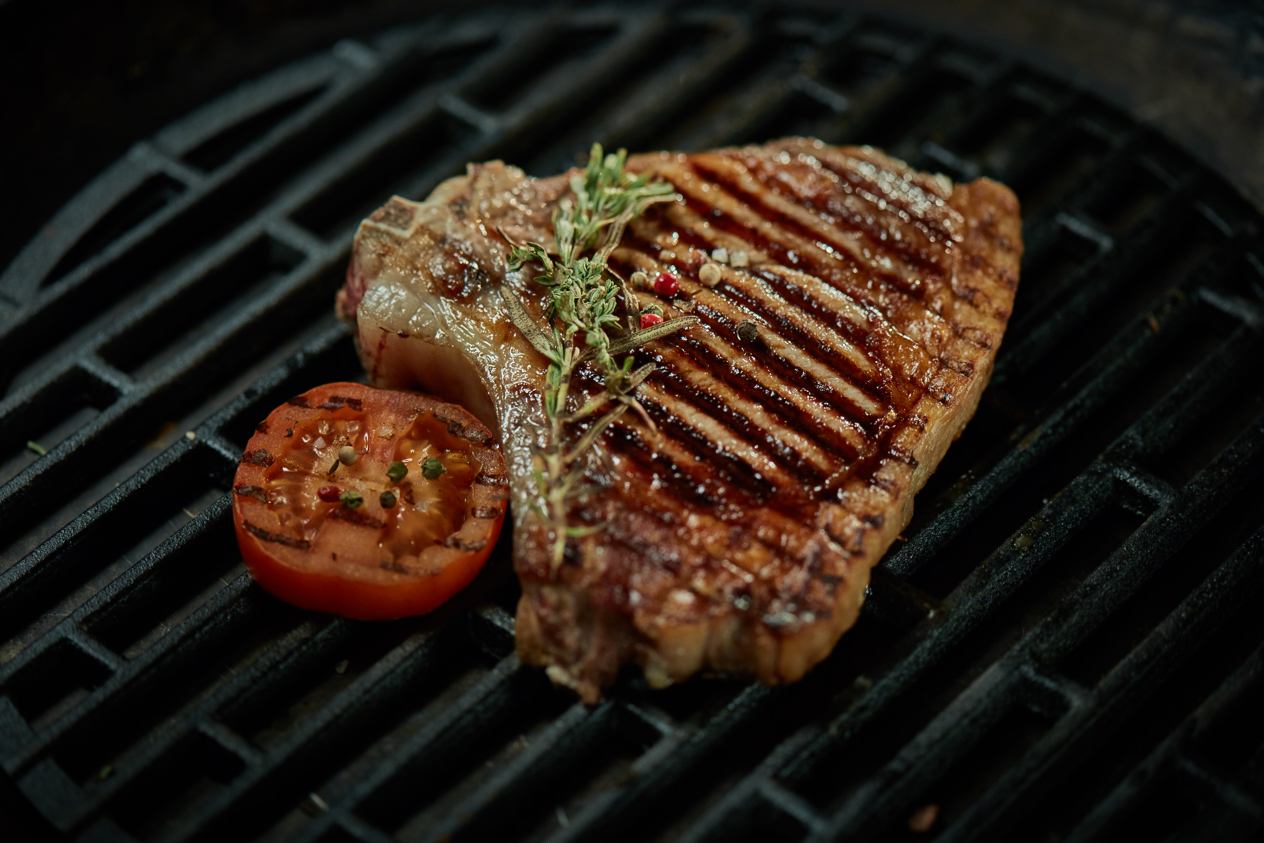 gegrilltes Kalbskotelett