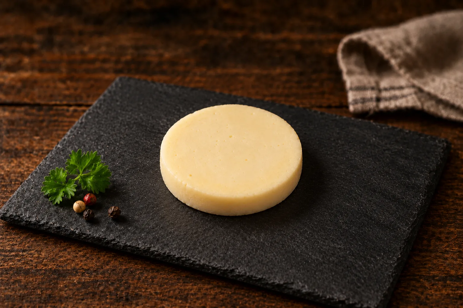 Grillkäse rund natur